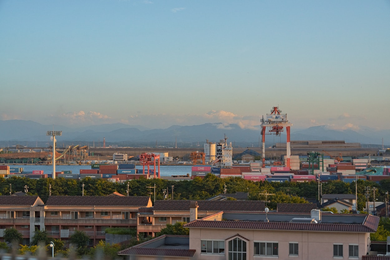 原产地证 海运集装箱物流场景配图