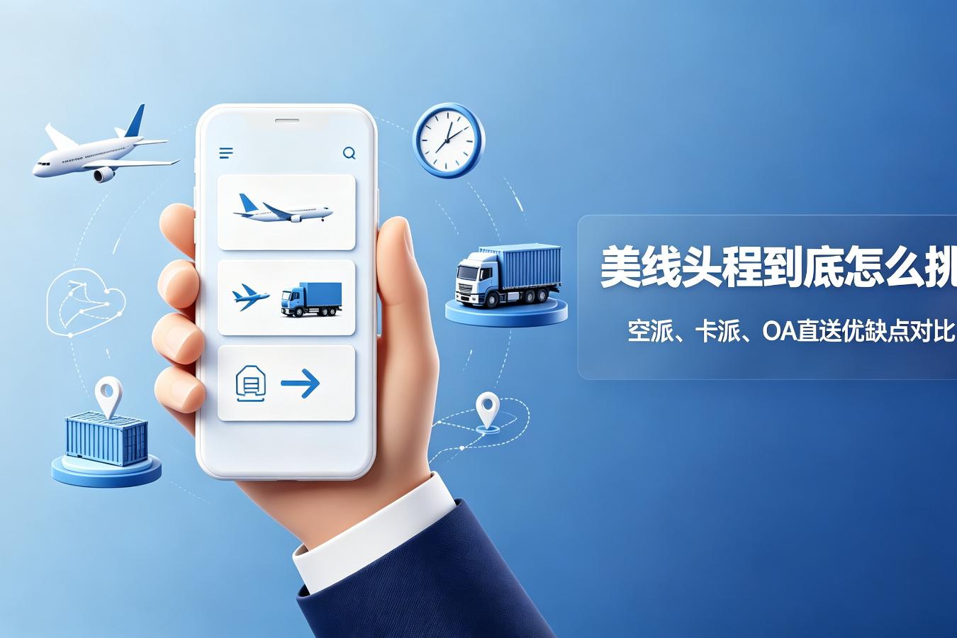 卖家提问：空派、卡派、OA 直送，美线头程到底怎么挑？