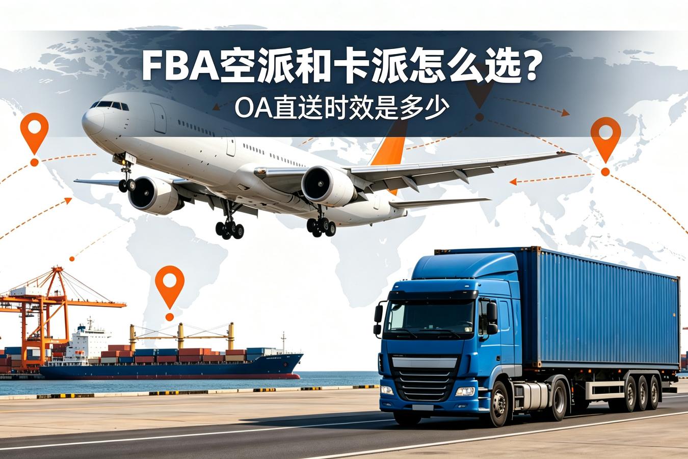 亚马逊 FBA 空派和卡派优缺点对比，OA 直送时效是多少？