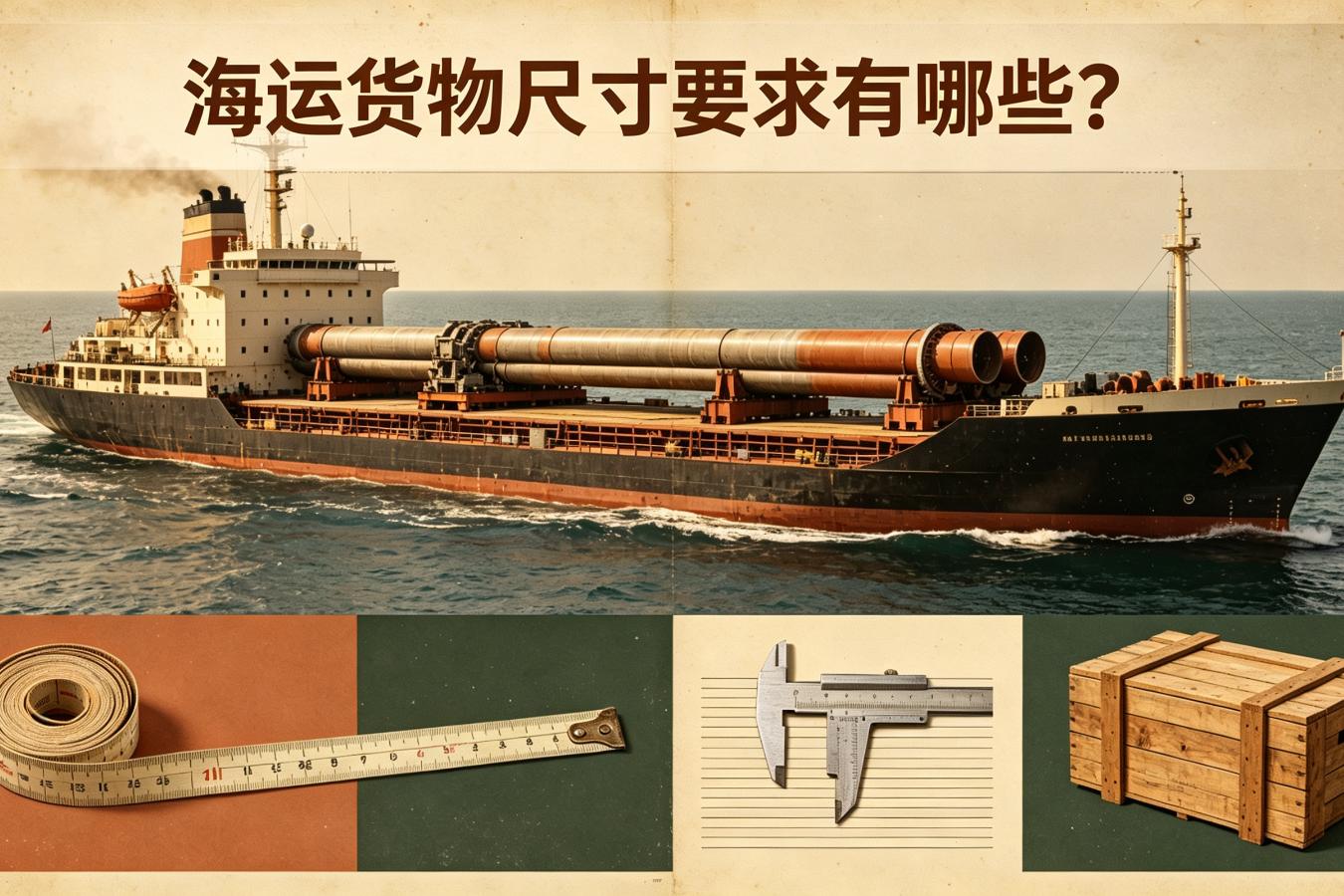 海运货物尺寸要求:单件超长、超重货物订舱限制与注意事项
