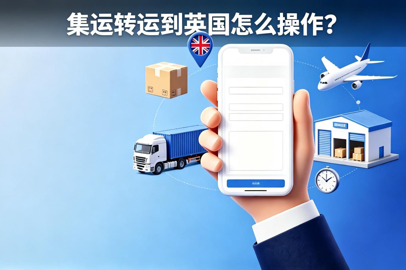 国际快递集运转运到英国怎么操作?从下单到签收全流程拆解