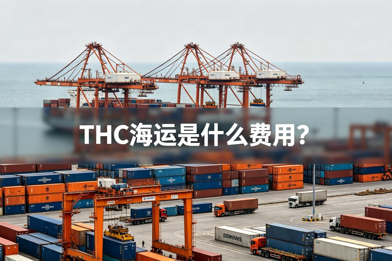 THC海运是什么费用?码头操作费构成与收费标准