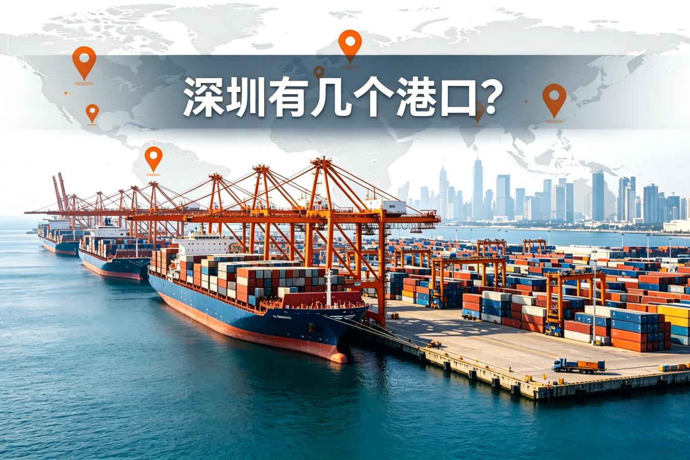 深圳有几个港口?盐田港、蛇口港、赤湾港与妈湾港分布