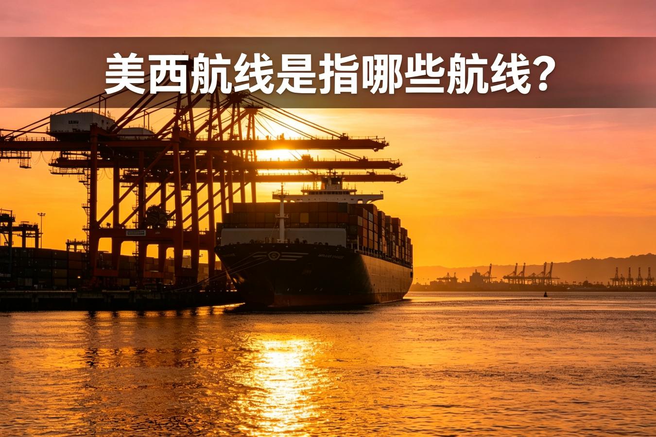美西航线是指哪些航线?从亚洲主要港口到美国西海岸的航运通道