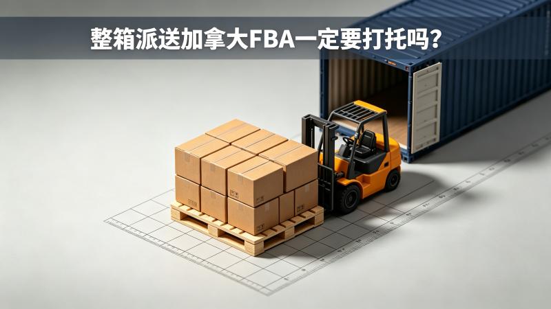 整箱派送加拿大FBA仓库一定要打托吗？2026年亚马逊入仓打托要求说明