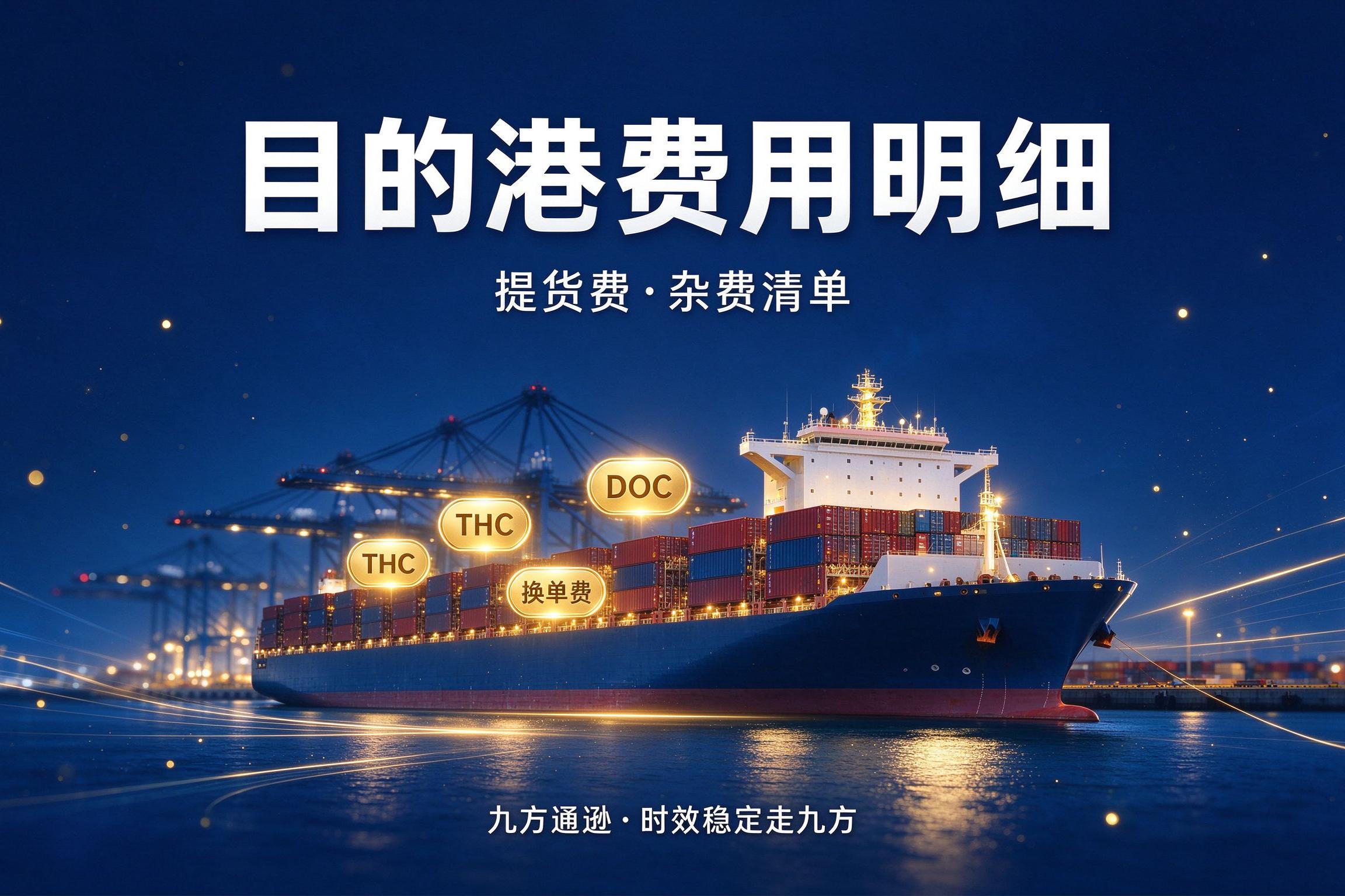 目的港费用包括哪些?费用明细与提货费解析