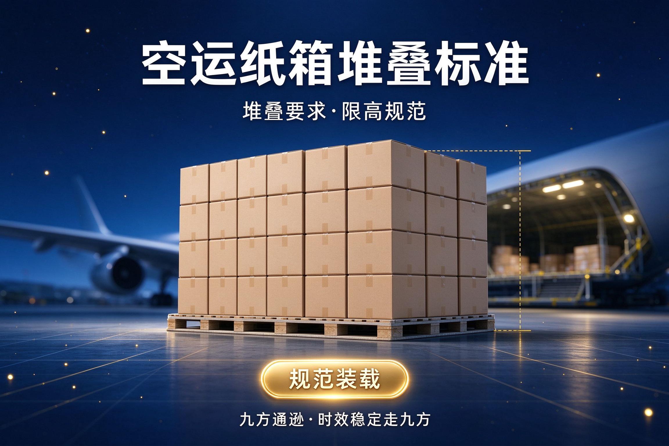 国际空运纸箱堆叠要求?堆叠标准与限高