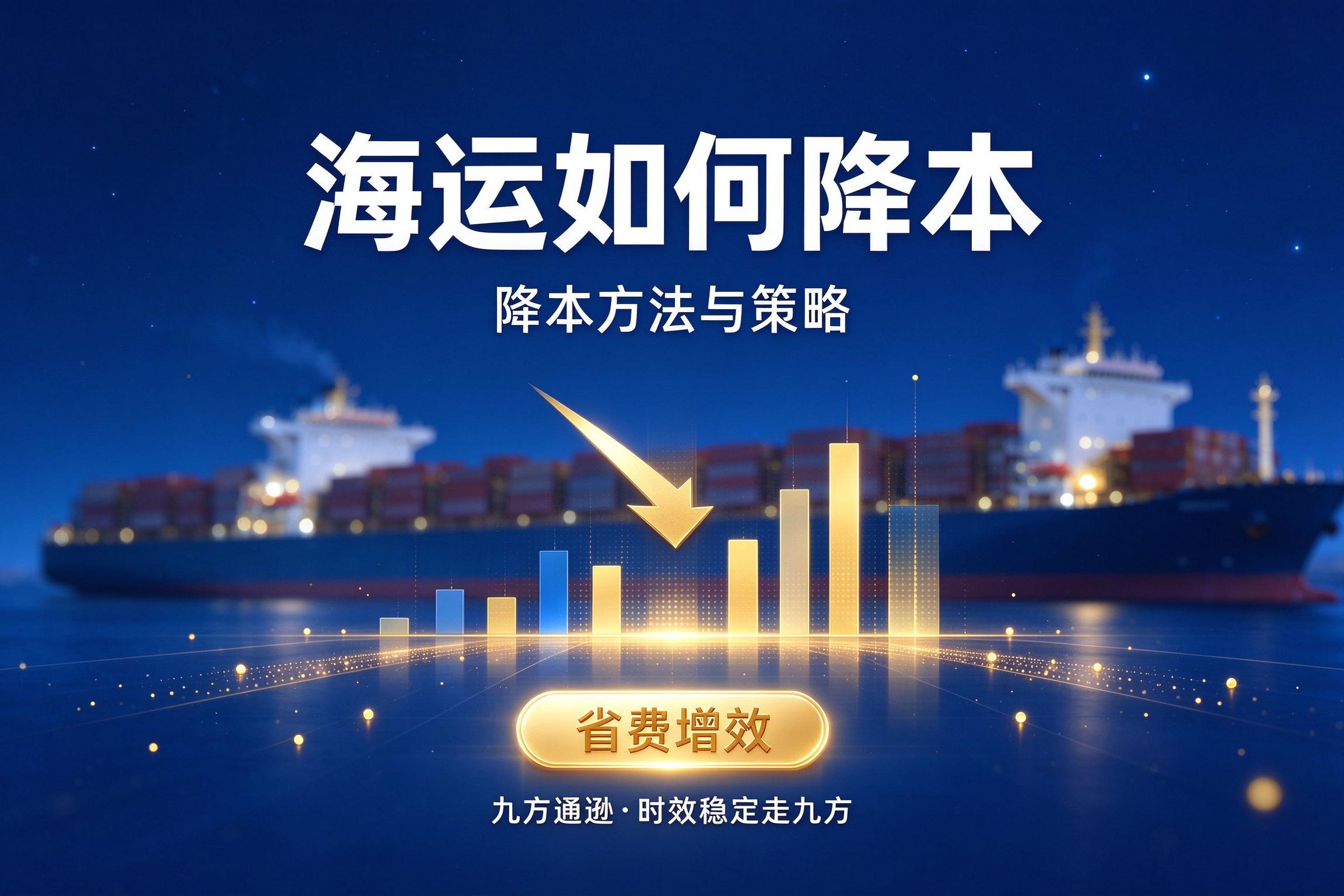 海运如何降低跨境物流成本?海运降本方法与策略