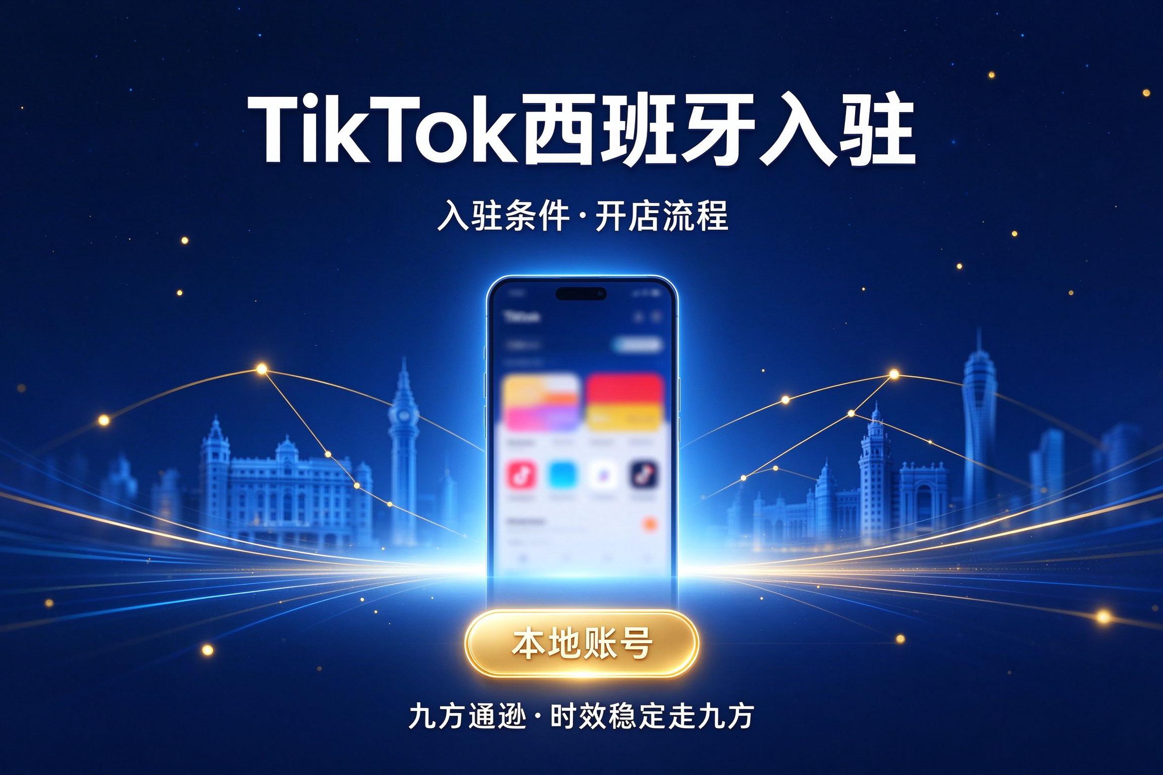 TikTok西班牙跨境店铺怎么入驻?入驻条件与流程