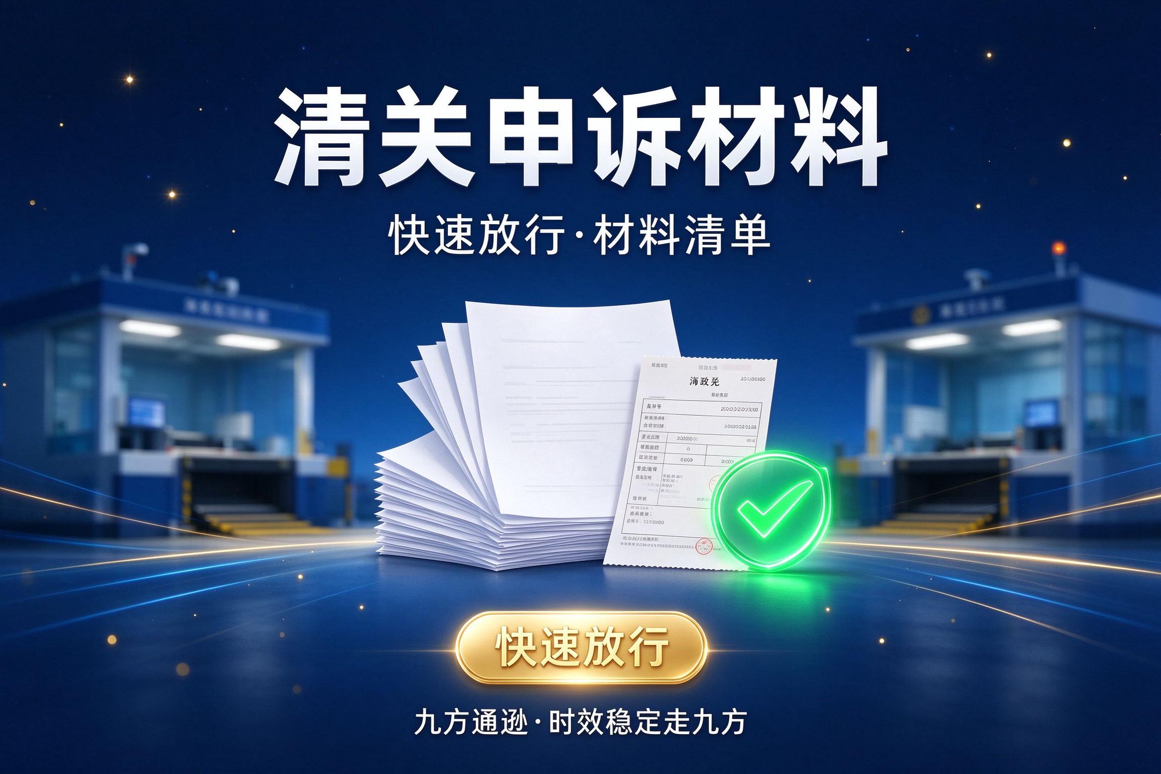 包裹被扣后,清关申诉材料如何准备?快速放行要点
