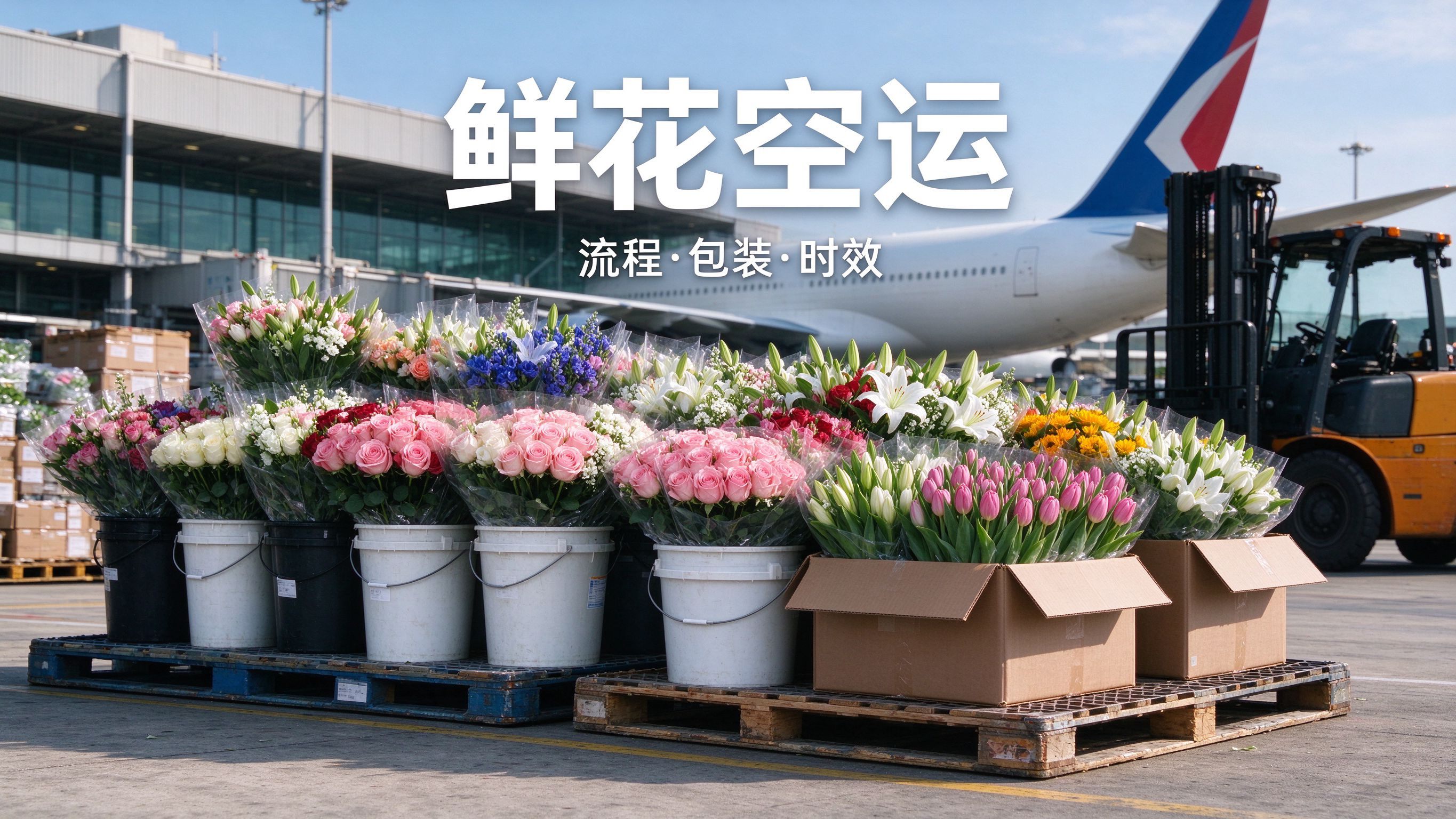 鲜花空运,保鲜包装,时效衔接