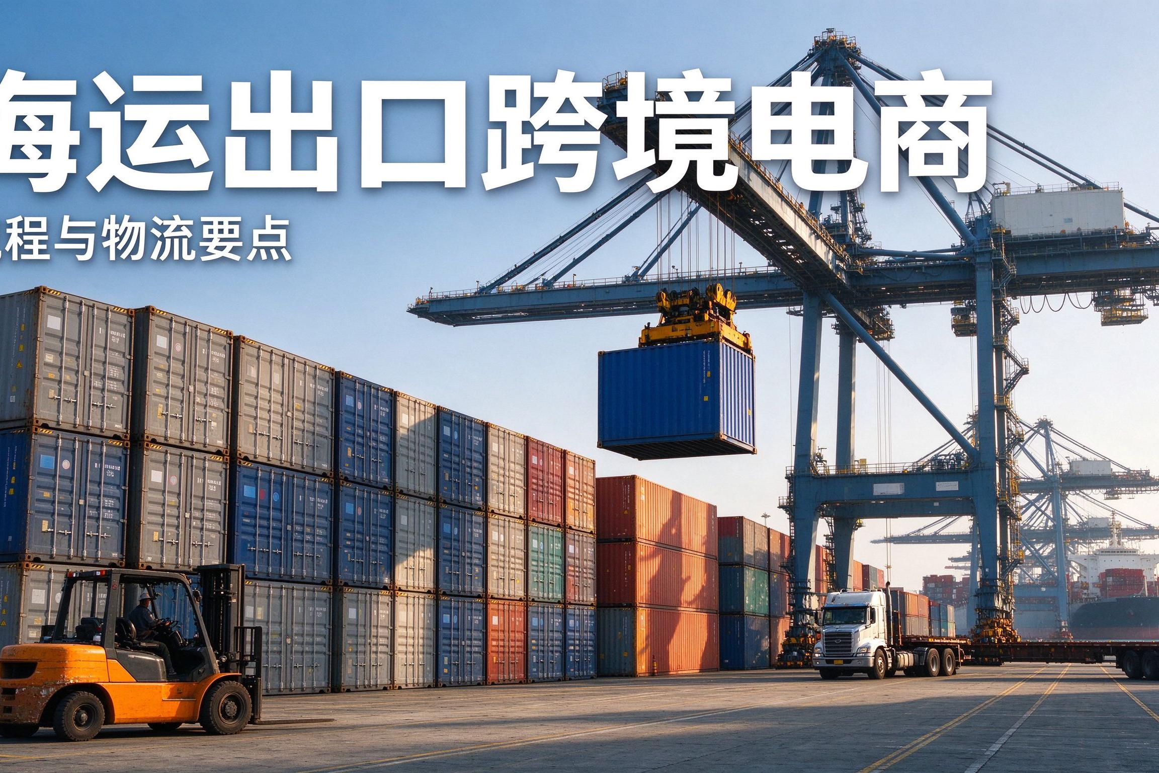 海运出口跨境电商怎么做？流程与物流要点