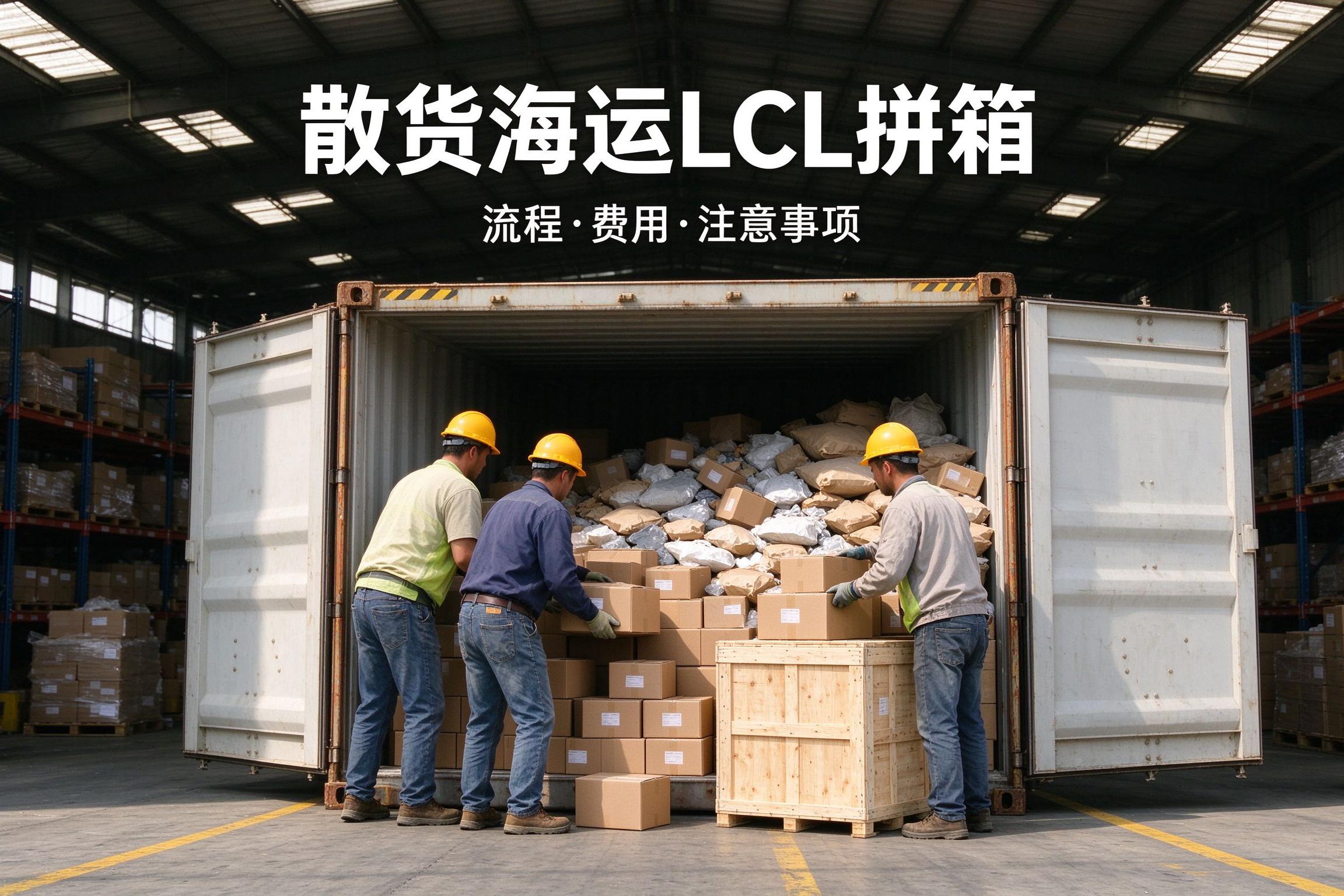 散货海运怎么发？LCL拼箱流程、费用与注意事项