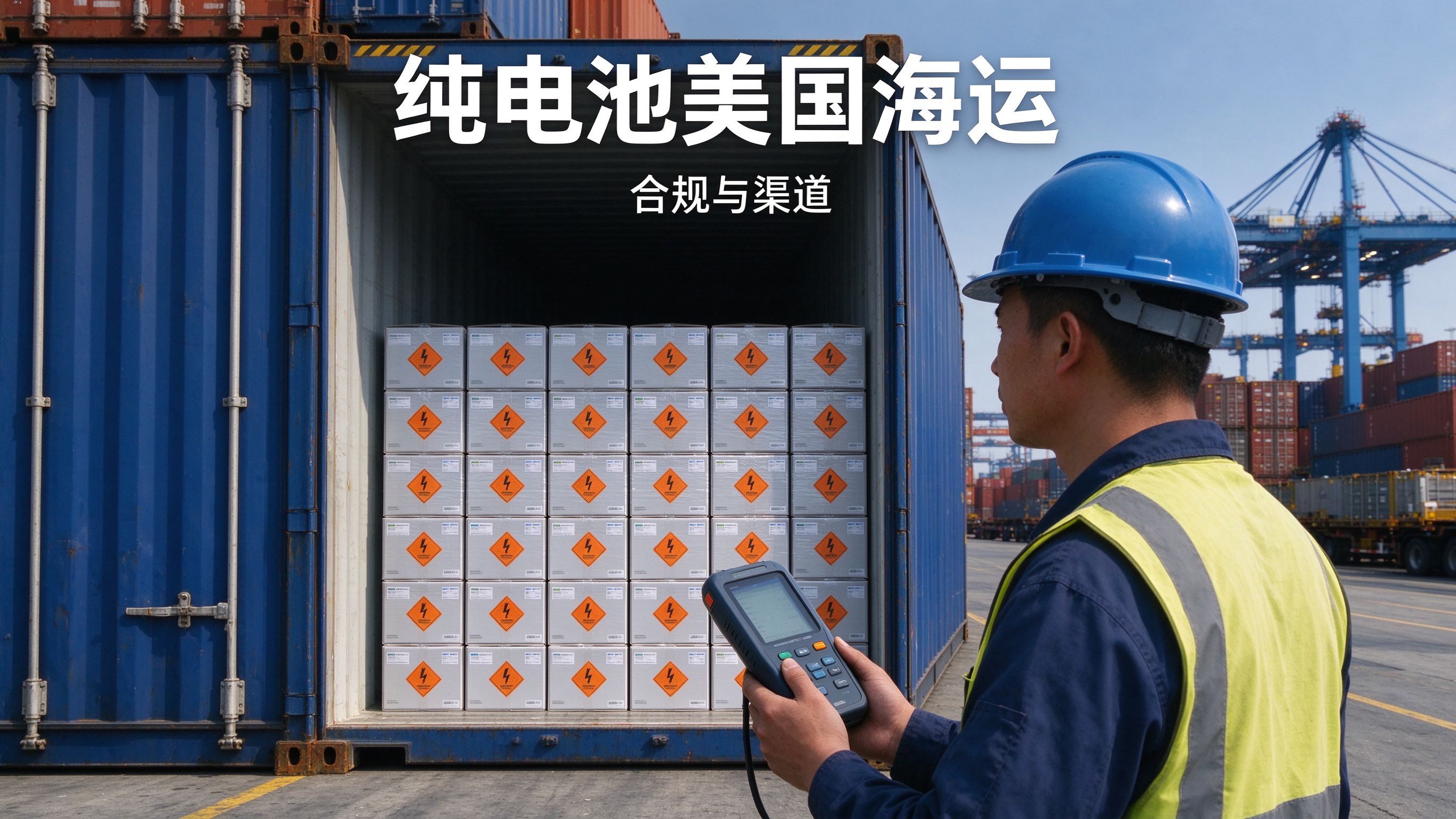美国海运,电源类海运,危险品申报
