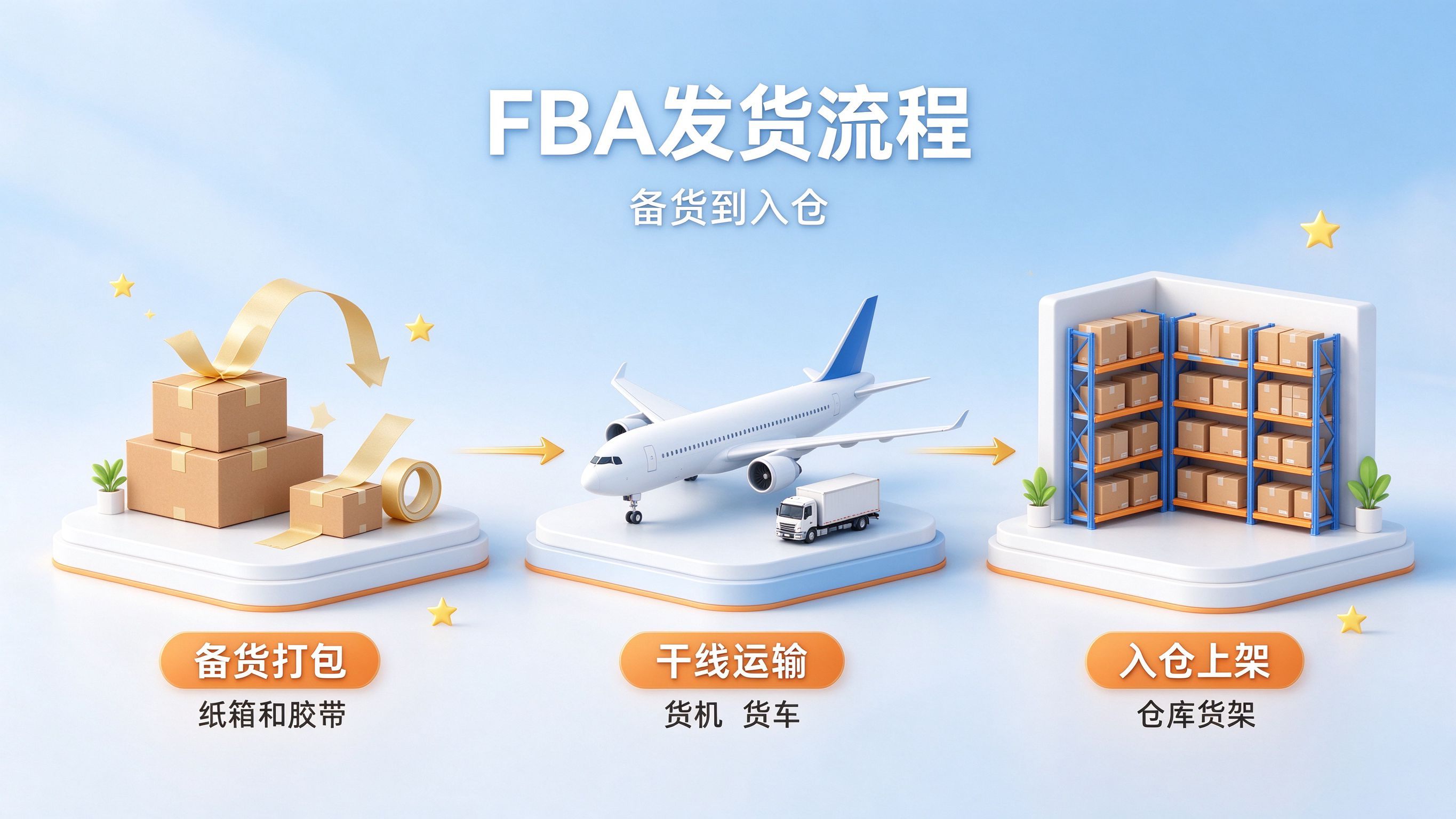 FBA发货流程,入仓预约,建货件