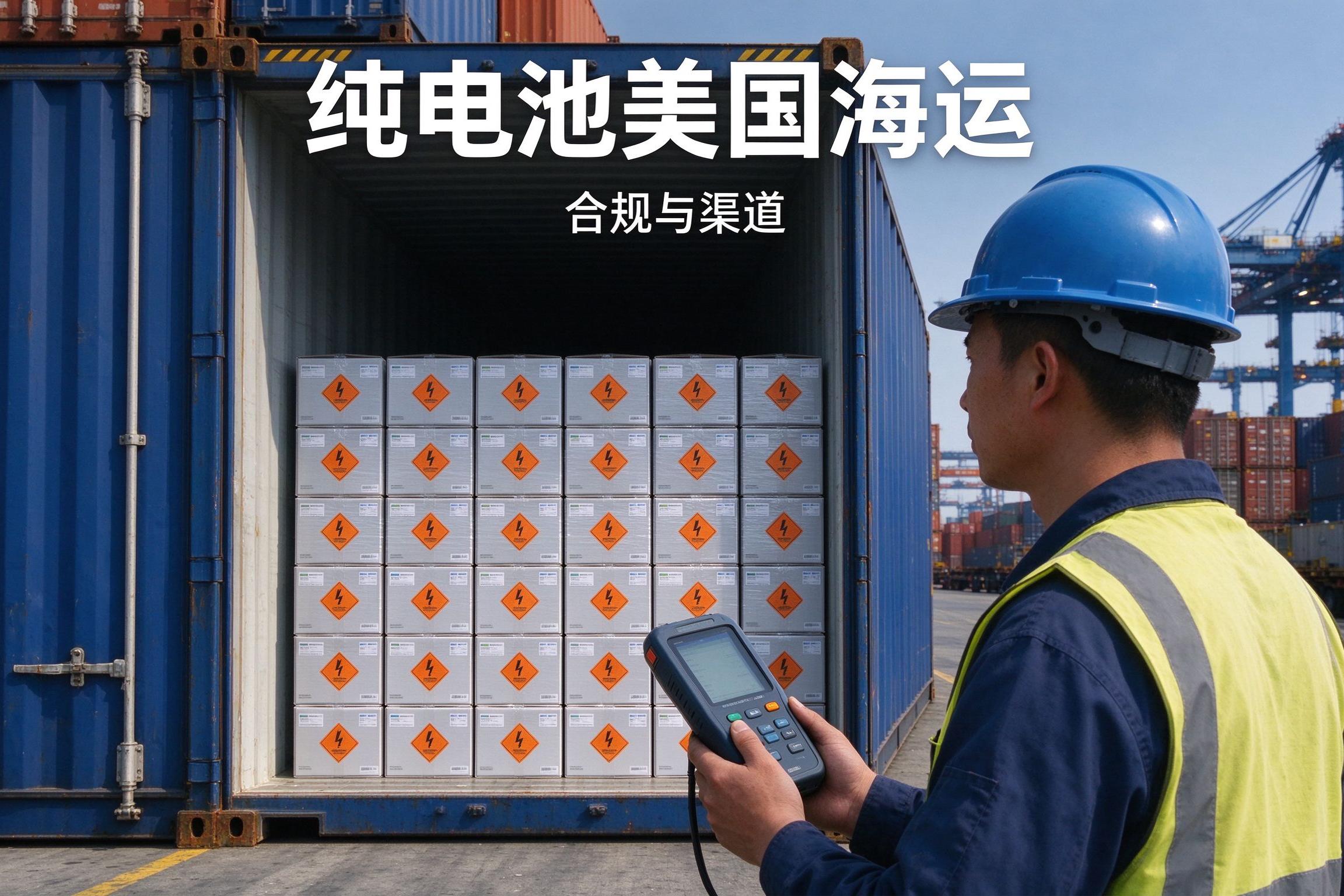 纯电池产品可以做美国海运吗？合规与渠道