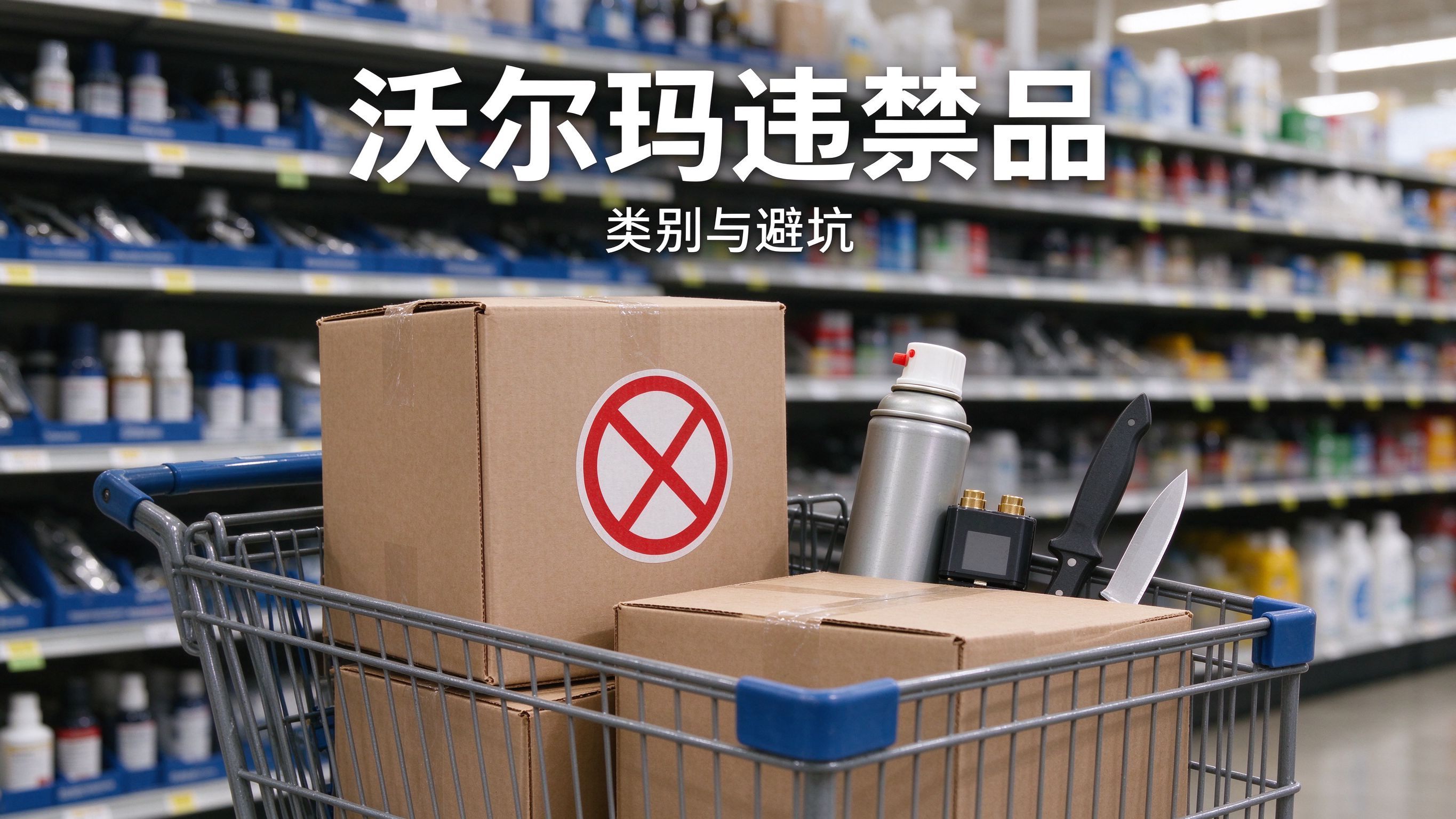 沃尔玛违禁品,限售类目,下架申诉