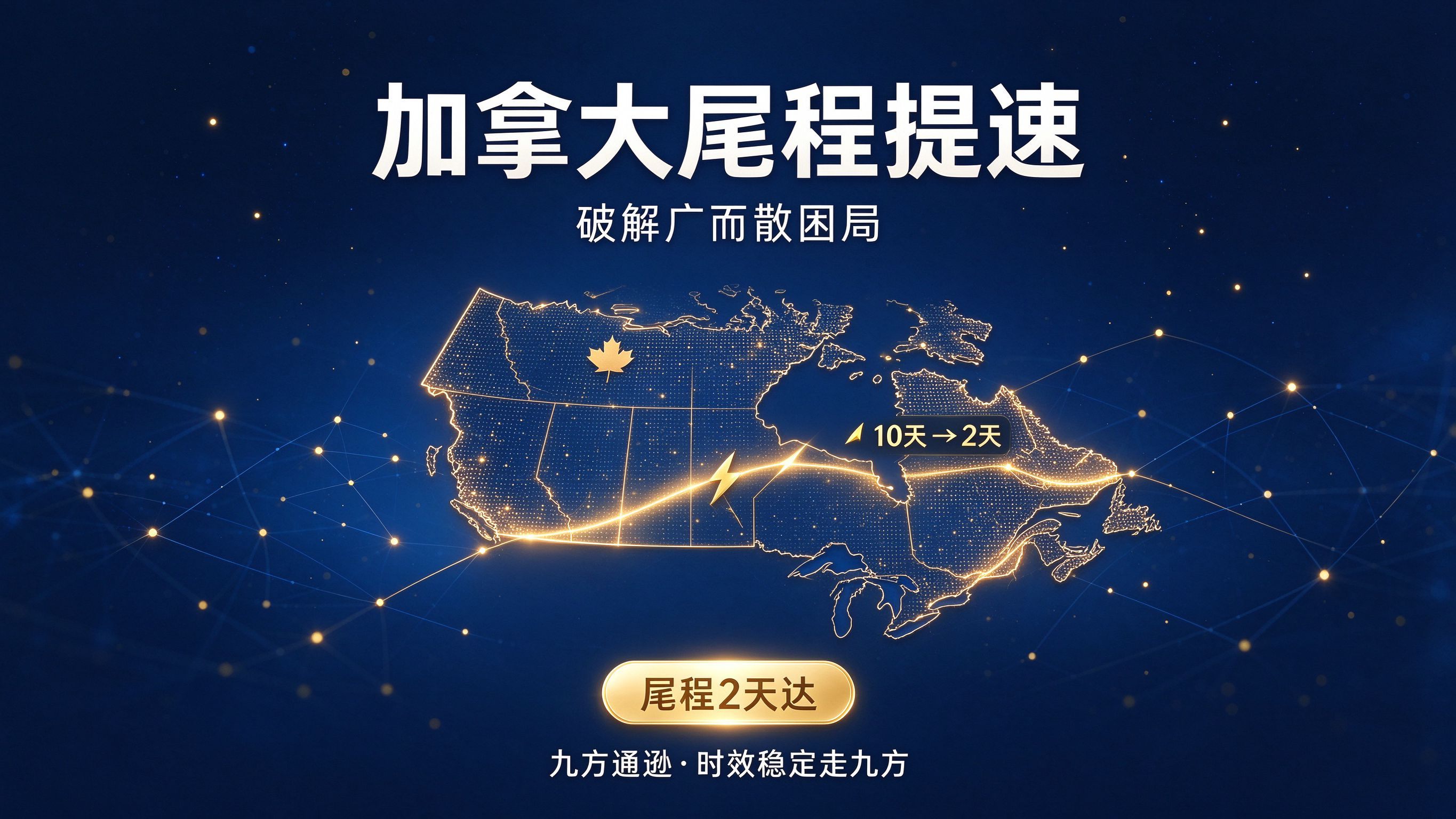 加拿大海外仓,尾程时效,分仓备货