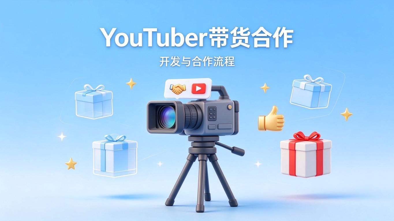 跨境电商怎样联系YouTuber带货?海外红人开发与合作流程
