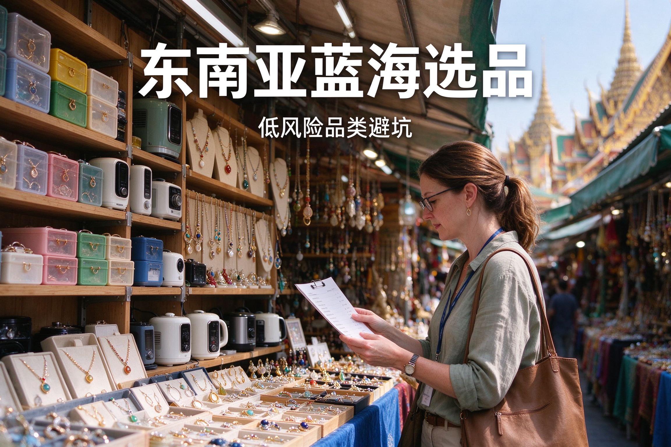 东南亚跨境电商选什么品类风险小?蓝海品类与避坑指南