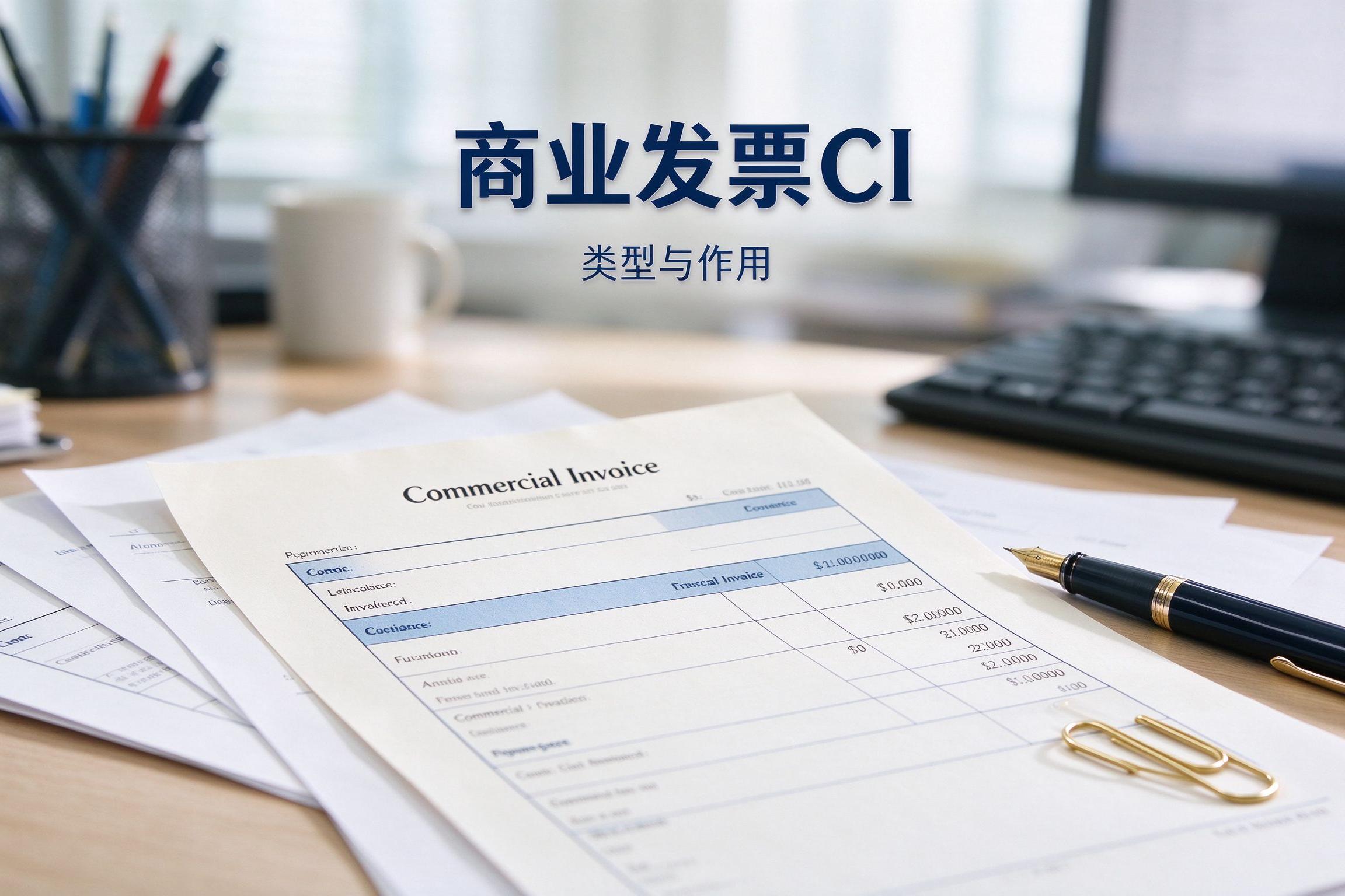 跨境物流商业发票（CI）有哪些类型？作用是什么？