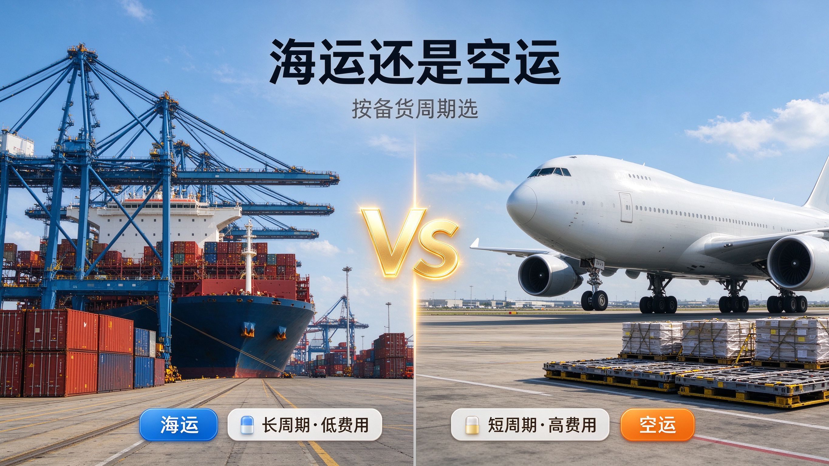 FBA头程,fba头程,备货周期,海运空运