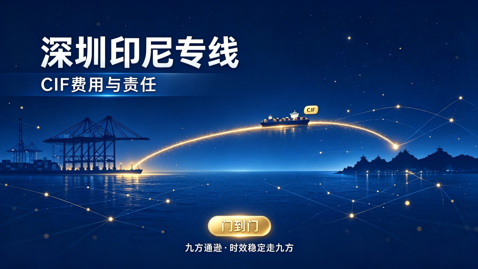 责任划分,印尼物流专线,CIF术语