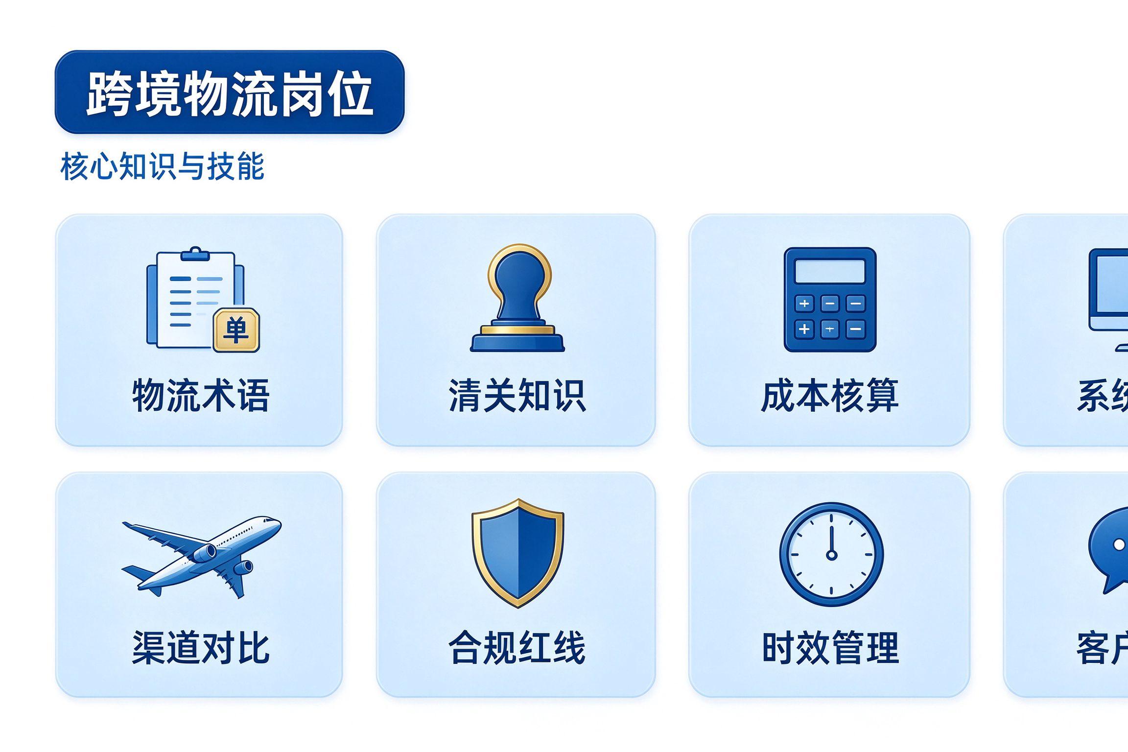 跨境物流岗位需要了解什么？核心知识与技能盘点