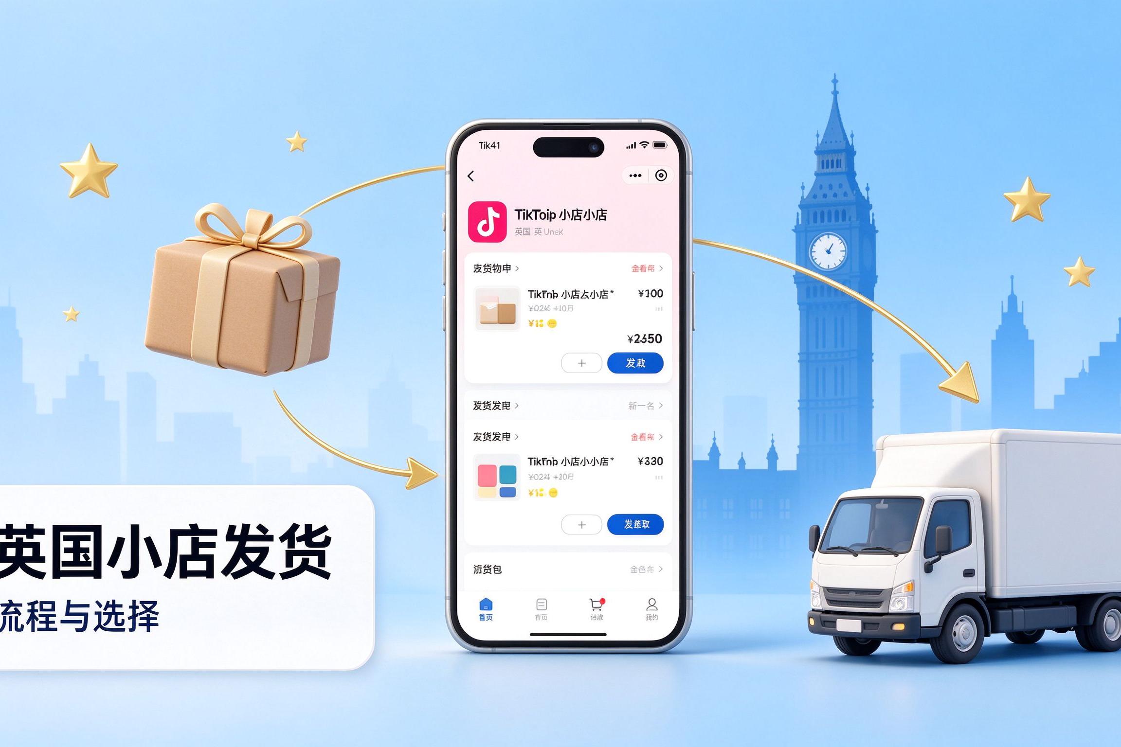 TikTok 英国小店物流发货怎么发?流程与选择