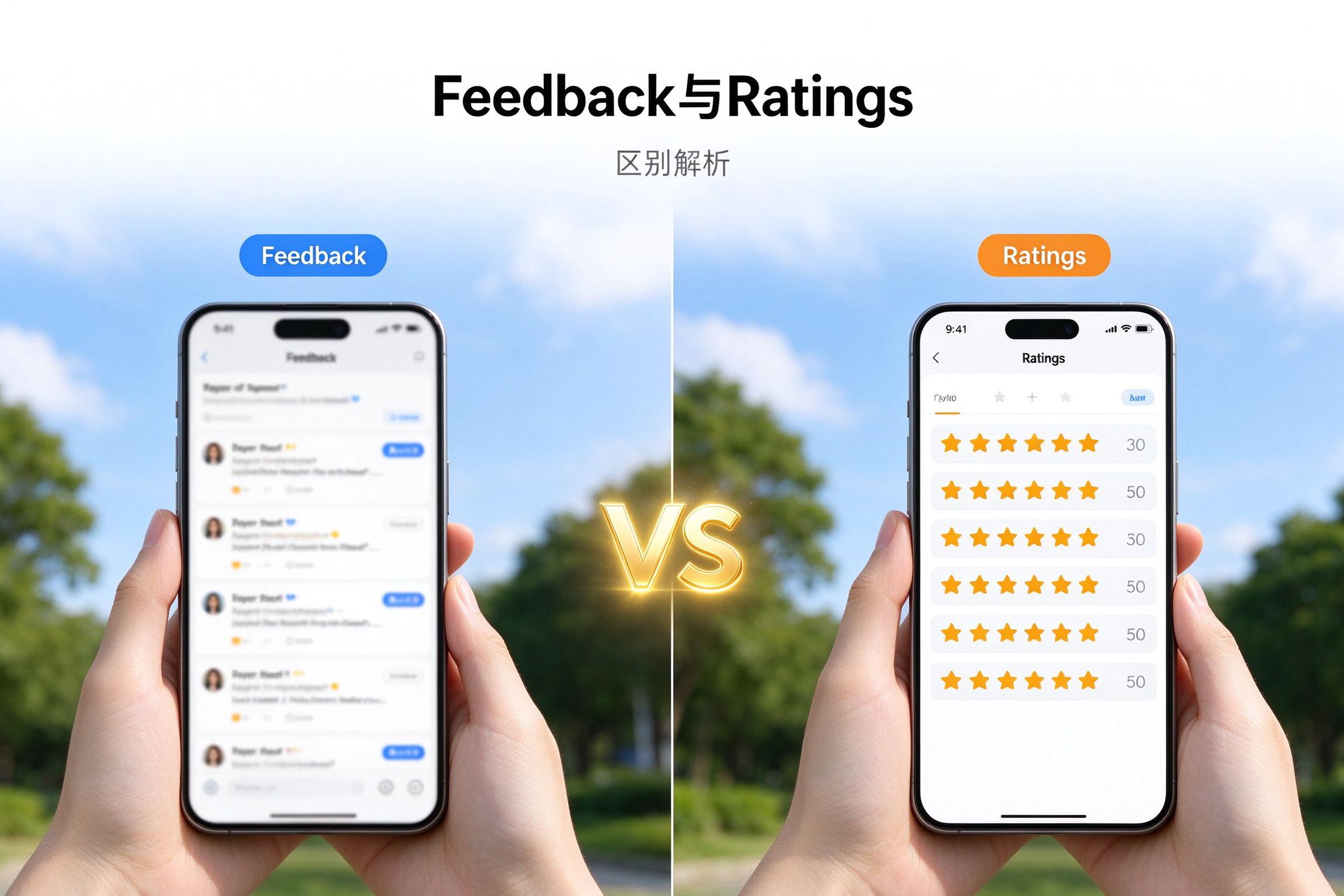 亚马逊 Feedback 与 Ratings 的区别是什么？